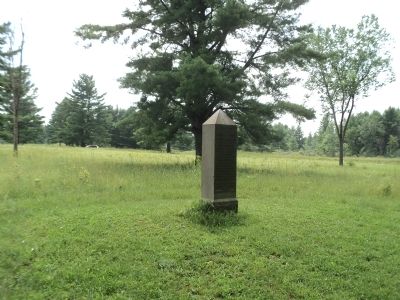 Marker on the Saratoga Battlefield. Click for full size. Marker on the Saratoga Battlefield image. Click for full size.