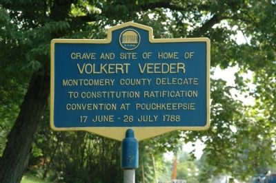 Volkert Veeder Marker image. Click for full size.
