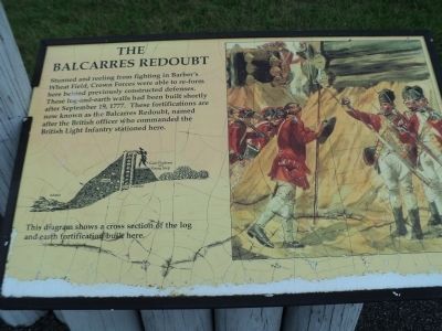 The Balcarres Redoubt Marker image. Click for full size.