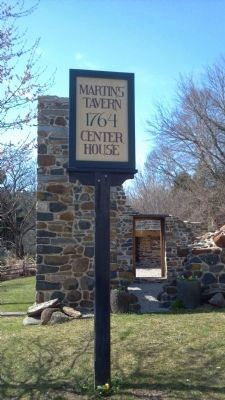 Martin's Tavern or Center House Sign. Click for full size. Martin's Tavern or Center House Sign image. Click for full size.