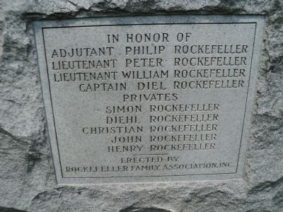 Rockefeller Memorial Marker image. Click for full size.
