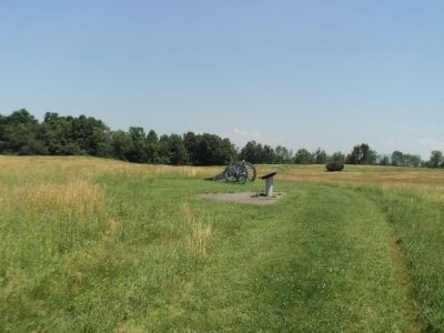 New York and Massachusetts Forces Marker. Click for full size. New York and Massachusetts Forces Marker image. Click for full size.