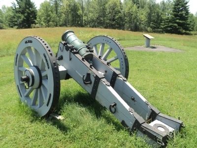 New York and Massachusetts Forces Marker. Click for full size. New York and Massachusetts Forces Marker image. Click for full size.