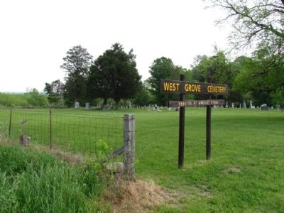 West Grove Cemetery. Click for full size. West Grove Cemetery image. Click for full size.
