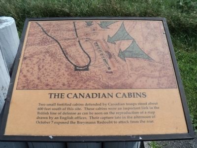 The Canadian Cabins Marker. Click for full size. The Canadian Cabins Marker image. Click for full size.