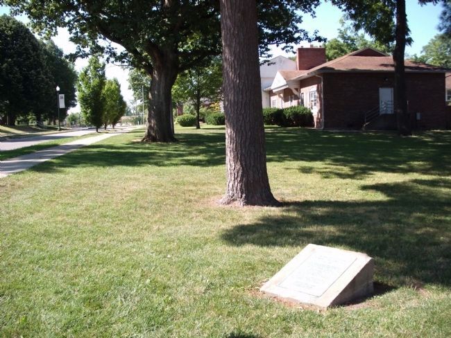 Wide View - - Home of Columbus Horatio Hall Marker image. Click for full size.