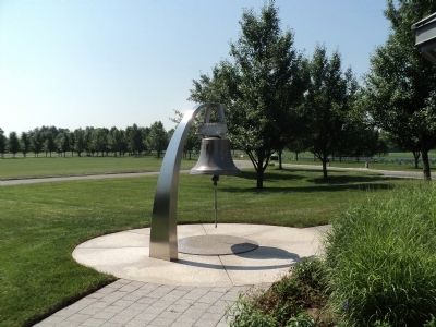 Bell of the U.S.S. Saratoga image. Click for full size.