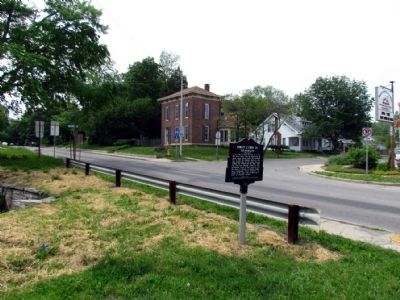 First Cabin in Franklin Marker image. Click for full size.