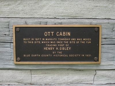 Ott Cabin Marker. Click for full size. Ott Cabin Marker image. Click for full size.