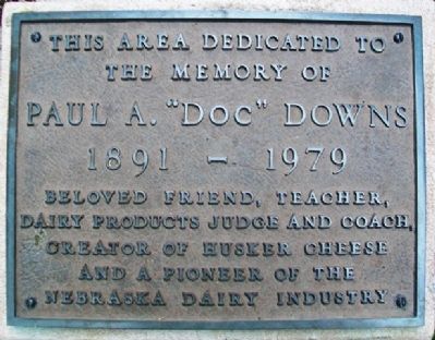 Paul A. "Doc" Downs Marker image. Click for full size.
