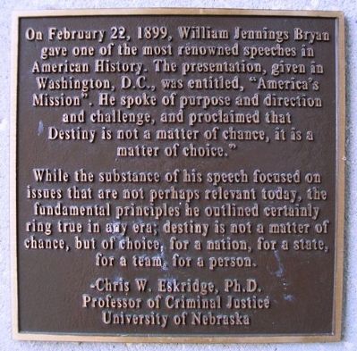 "America's Mission" Marker. Click for full size. "America's Mission" Marker image. Click for full size.