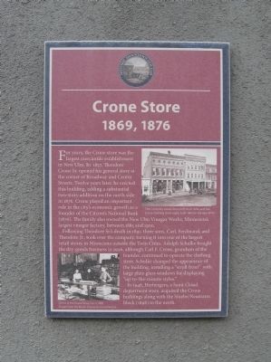 Crone Store Marker. Click for full size. Crone Store Marker image. Click for full size.