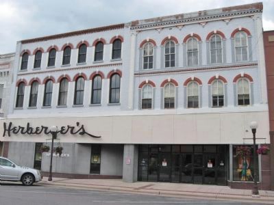 Former Crone Store and Marker. Click for full size. Former Crone Store and Marker image. Click for full size.