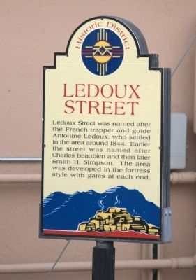 Ledoux Street Marker image. Click for full size.