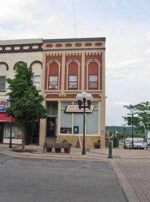 Brown County Bank and Marker. Click for full size. Brown County Bank and Marker image. Click for full size.