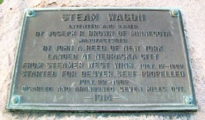 Steam Wagon Marker image. Click for full size.