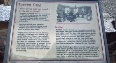 Tavern Fare Marker. Click for full size. Tavern Fare Marker image. Click for full size.