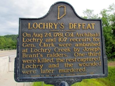 Lochry's Defeat Marker image. Click for full size.