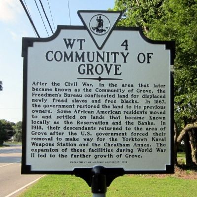 Community of Grove Marker image. Click for full size.