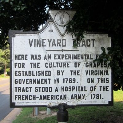 Vineyard Tract Marker image. Click for full size.
