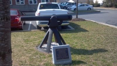 Delaware Military Academy Marker & Cannon image. Click for full size.