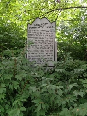 Barcroft Community House Marker. Click for full size. Barcroft Community House Marker image. Click for full size.