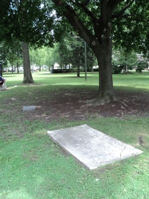Marker on Academy Green Park image. Click for full size.
