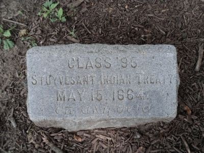 Stuyvesant Indian Treaty Marker. Click for full size. Stuyvesant Indian Treaty Marker image. Click for full size.