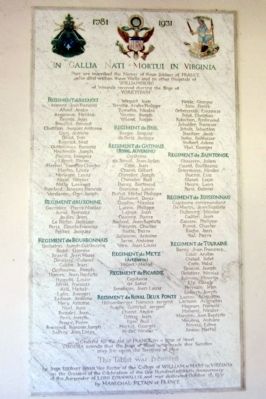 In Gallia Nati Mortui in Virginia Marker image. Click for full size.