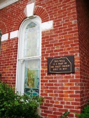 First UMC Original 1855 Wall and Marker. Click for full size. First UMC Original 1855 Wall and Marker image. Click for full size.