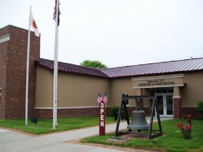 Nebraska City Volunteer Fire Dept. Marker. Click for full size. Nebraska City Volunteer Fire Dept. Marker image. Click for full size.