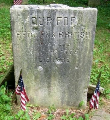 A Specific Grave Stone related to Newtown Battle image. Click for full size.