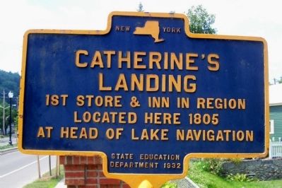 Catherine's Landing Marker. Click for full size. Catherine's Landing Marker image. Click for full size.