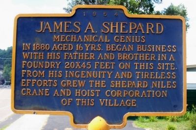 James A. Shepard Marker image. Click for full size.