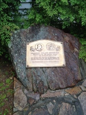 Franklin Delano Roosevelt Marker. Click for full size. Franklin Delano Roosevelt Marker image. Click for full size.