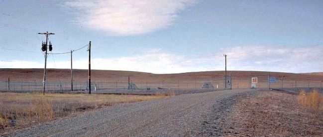 High Security Minuteman Missle Launch Facility and fence image. Click for full size.