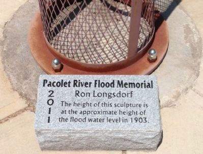 The Pacolet River Flood of 1903 Marker image. Click for full size.