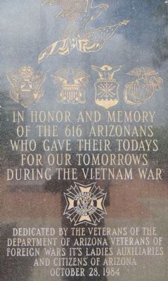 Vietnam War Memorial Marker. Click for full size. Vietnam War Memorial Marker image. Click for full size.