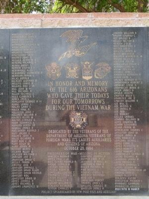 Vietnam War Memorial. Click for full size. Vietnam War Memorial image. Click for full size.
