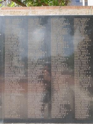 Vietnam War Memorial. Click for full size. Vietnam War Memorial image. Click for full size.
