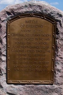 Battle of Chemung Marker image. Click for full size.