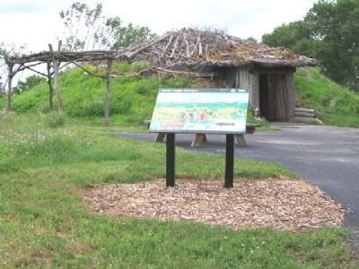 Earth Lodge Replica and Marker. Click for full size. Earth Lodge Replica and Marker image. Click for full size.