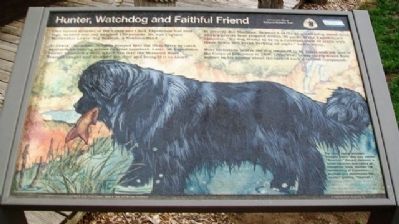 Hunter, Watchdog and Faithful Friend Marker. Click for full size. Hunter, Watchdog and Faithful Friend Marker image. Click for full size.