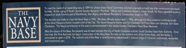 The Navy Base Marker. Click for full size. The Navy Base Marker image. Click for full size.