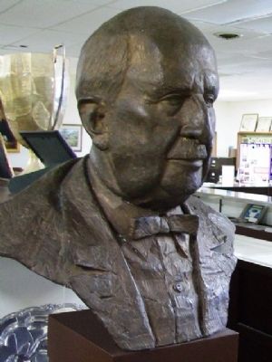 Bust of J. C. Penney in Memorial Library-Museum image. Click for full size.