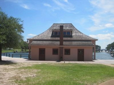 Land entrance to the Boathouse. Click for full size. Land entrance to the Boathouse image. Click for full size.