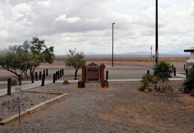 Wide view of the Yucca Plains Marker image. Click for full size.