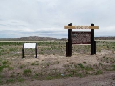 Gold Flakes to Yellowcake Historic Mine Trail Marker image. Click for full size.