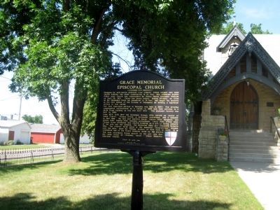 Grace Memorial Episcopal Church Marker image. Click for full size.