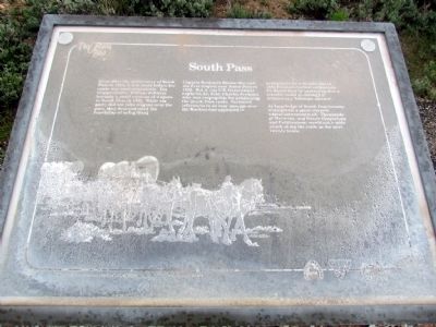 South Pass Marker. Click for full size. South Pass Marker image. Click for full size.